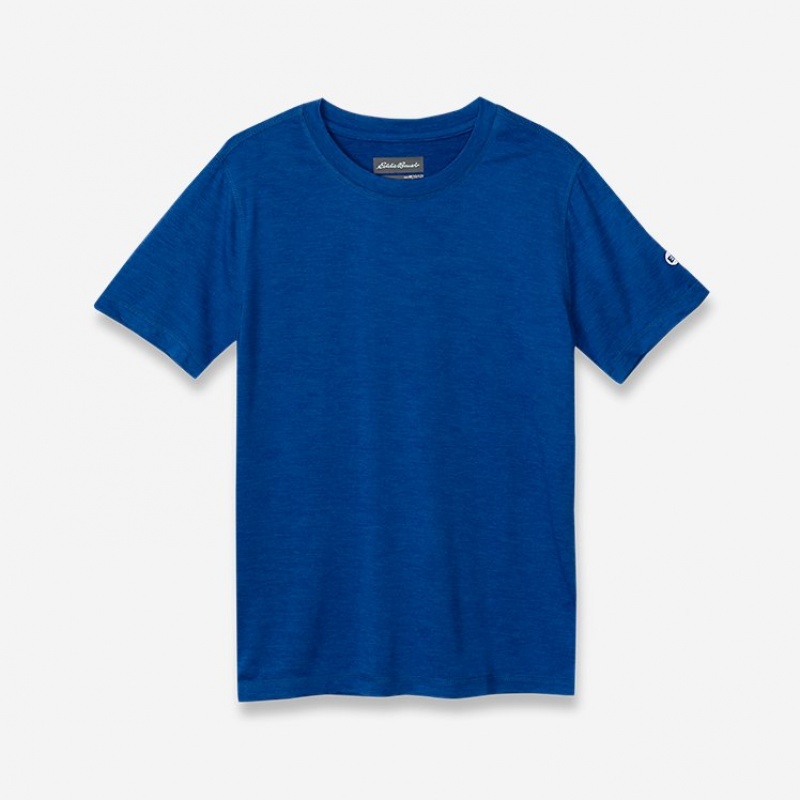 Eddie Bauer Boulder Peak Performance T-shirts Jungen Blau | CXEU-18325