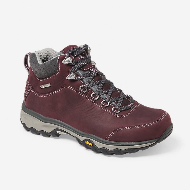 Eddie Bauer Cairn Mid Wandern Stiefel Damen Dunkellila | HEJV-02417