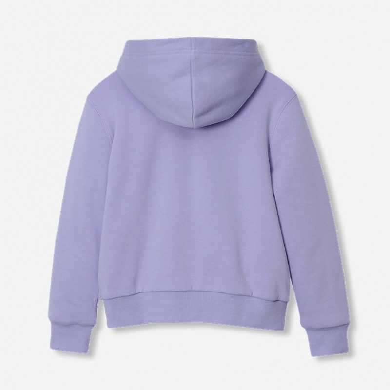 Eddie Bauer Camp Fleece Faux Shearling-Gefütterte Hoodie Mädchen Lavendel | KDJP-09647