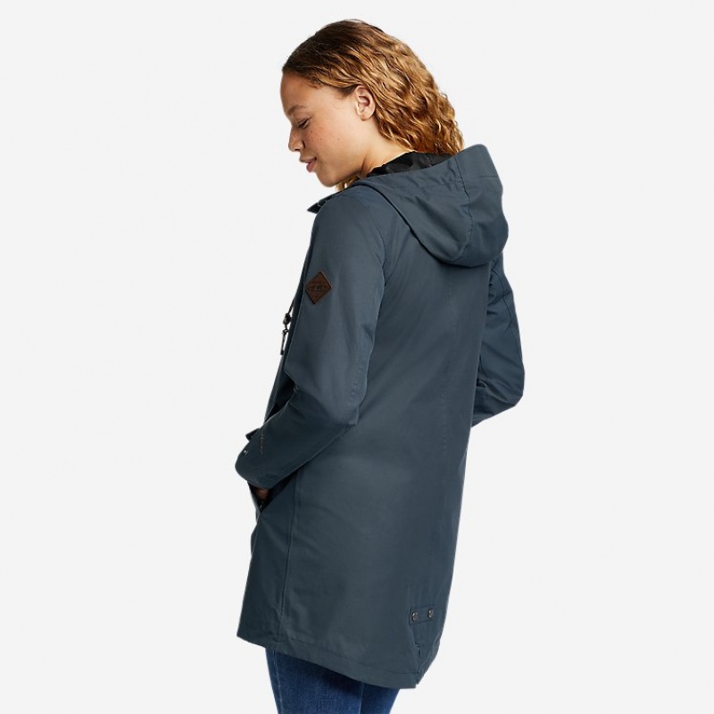 Eddie Bauer Charly Parka Damen Blau | NTHZ-70894