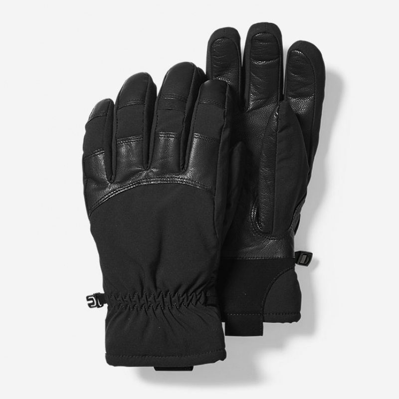 Eddie Bauer Chopper Down Handschuhe Herren Schwarz | GXCY-74081