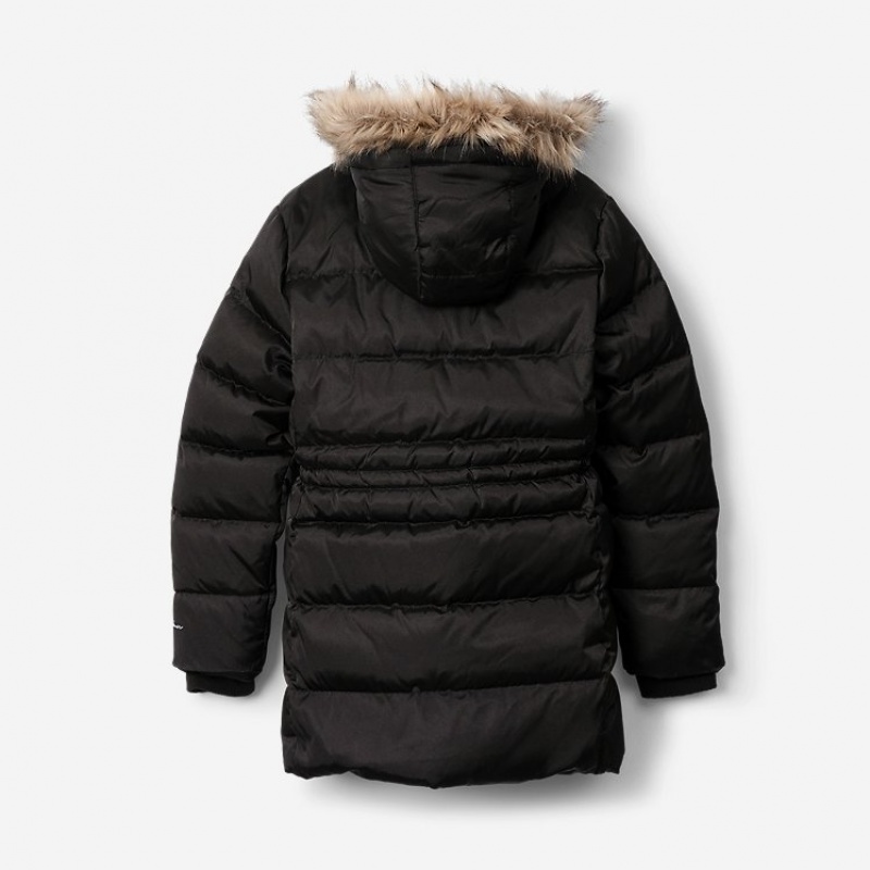 Eddie Bauer CirrusLite Down Parka Mädchen Schwarz | XDCU-07952