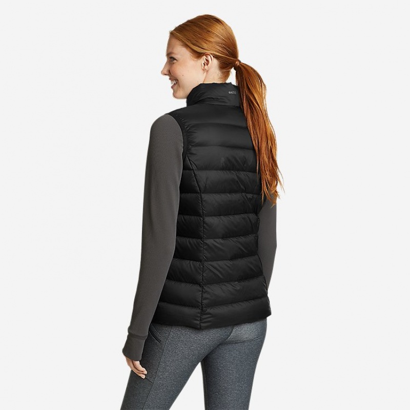 Eddie Bauer CirrusLite Down Weste Damen Schwarz | IQDW-62349