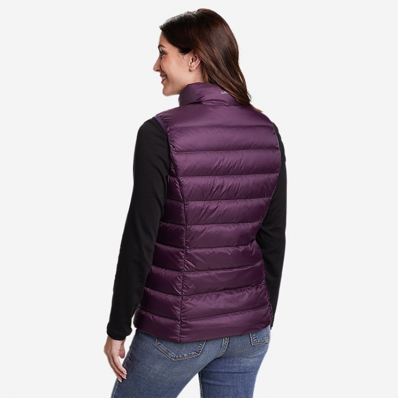 Eddie Bauer CirrusLite Down Weste Damen Schwarz | IQDW-62349