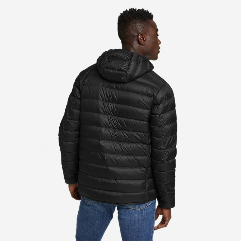 Eddie Bauer CirrusLite Mit Kapuze Down Jacken Herren Schwarz | KYDG-25687