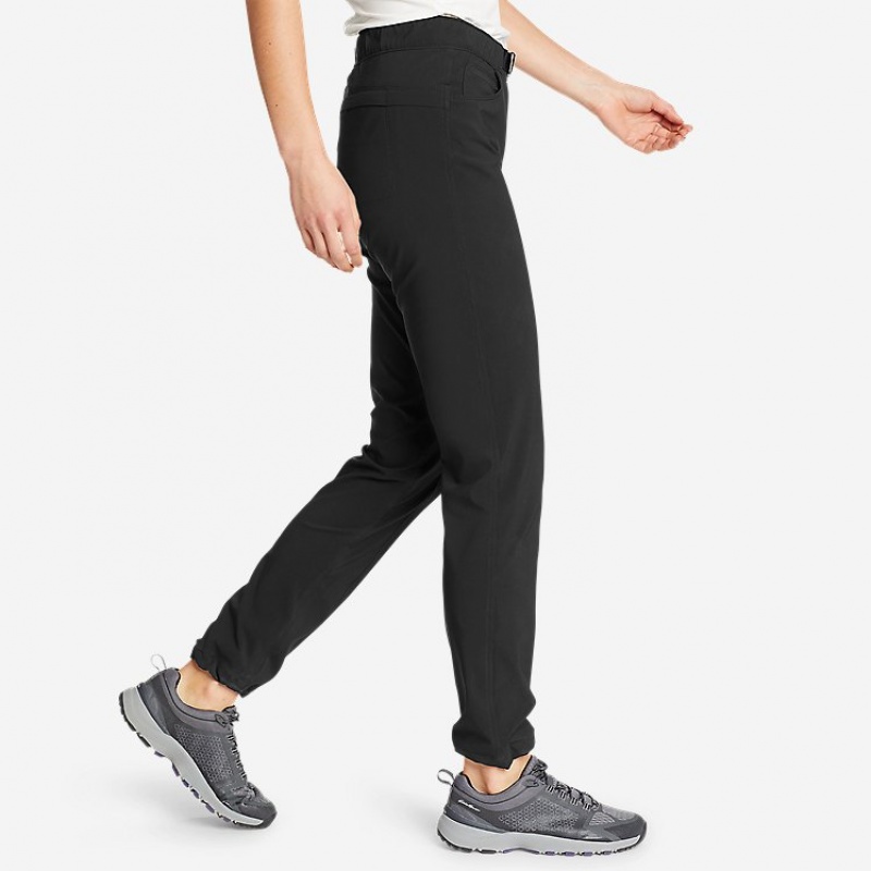 Eddie Bauer ClimaTrail Hose Damen Schwarz | IDSW-06294