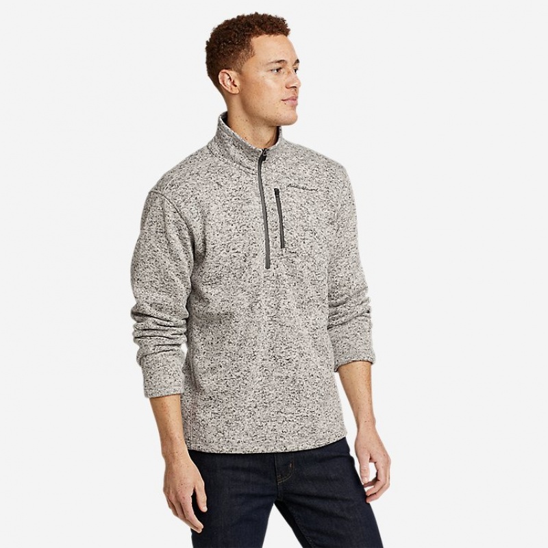 Eddie Bauer Convector 1/2-Zip Pullover Herren Grau | KIUE-74698