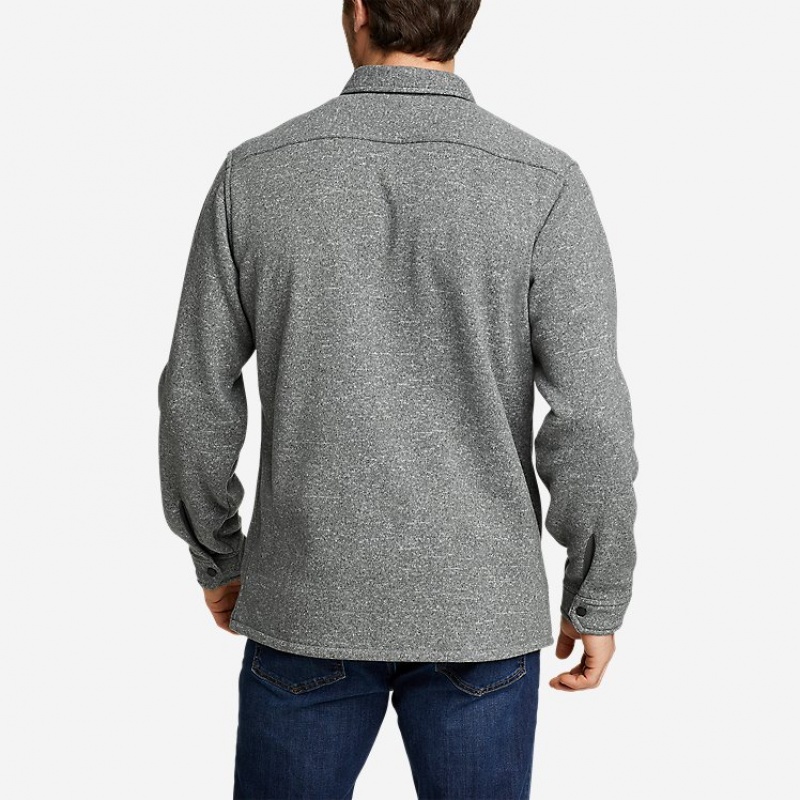 Eddie Bauer Convector Fleece Shirt Jacken Herren Grau | BIFC-97356