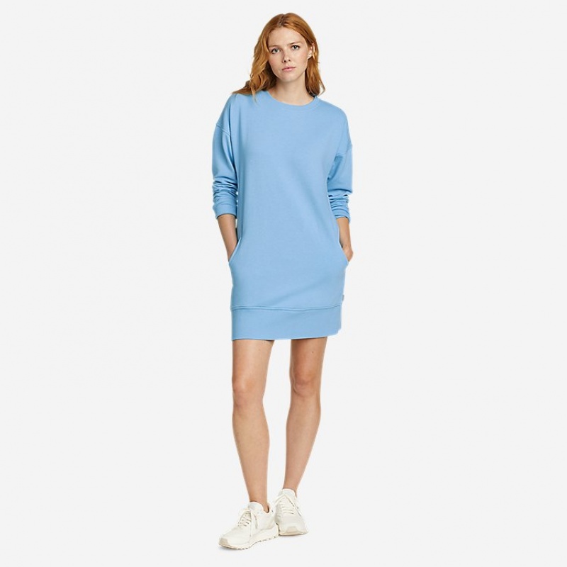 Eddie Bauer Cozy Camp Kleider Sweatshirts Damen Blau | UPJI-32456