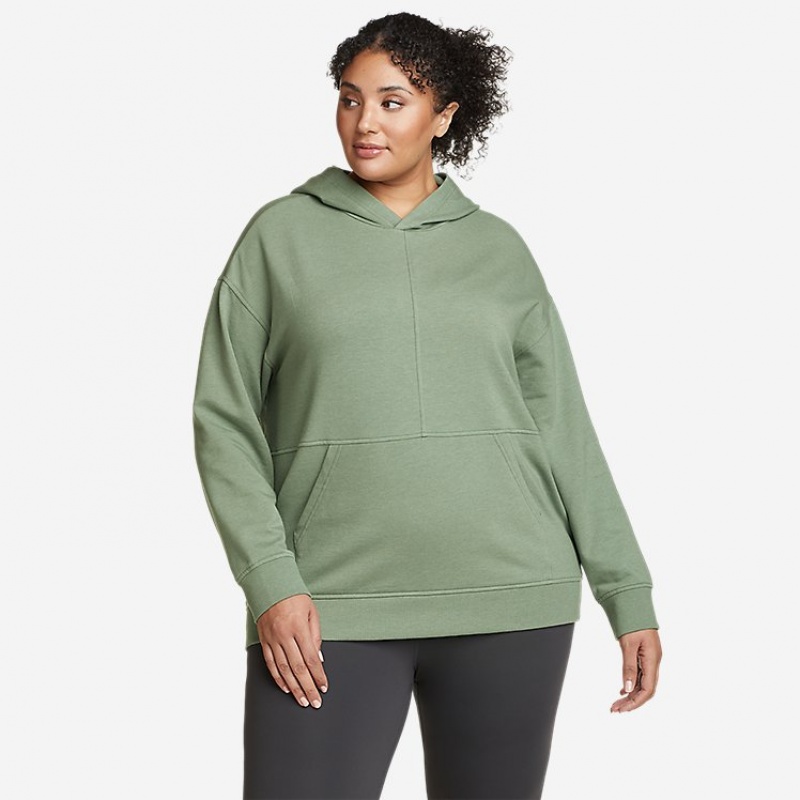 Eddie Bauer Cozy Camp Pullover Hoodie Damen Grün | LJBN-87430