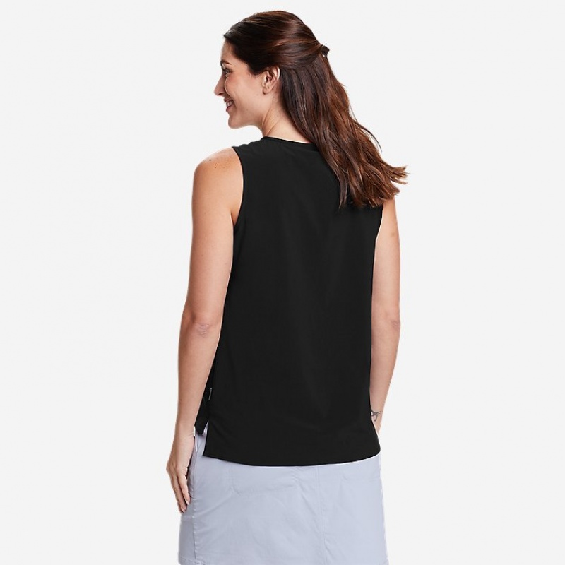 Eddie Bauer Departure 2 Tank Tanktop Damen Schwarz | YUPT-27683