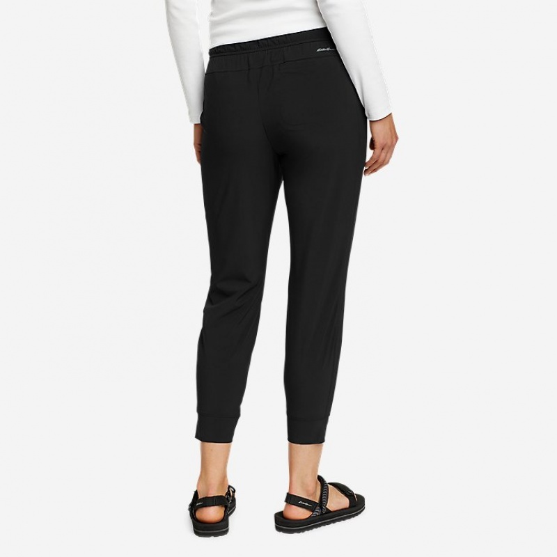 Eddie Bauer Departure Jogger Hose Damen Schwarz | KJXI-84031