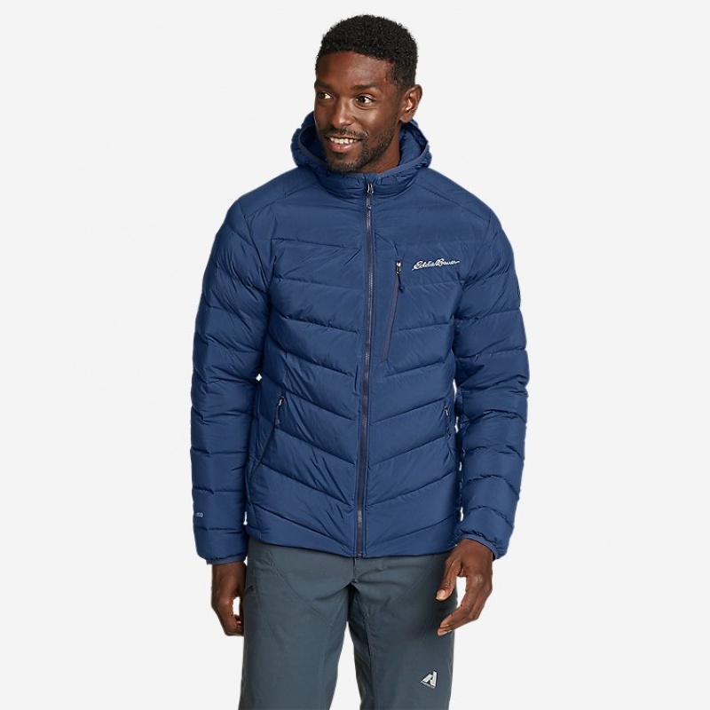 Eddie Bauer Downlight® FreeFuse™ Hoodie Herren Indigo | FVZD-81730