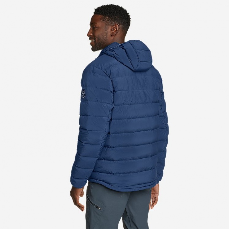 Eddie Bauer Downlight® FreeFuse™ Hoodie Herren Indigo | FVZD-81730