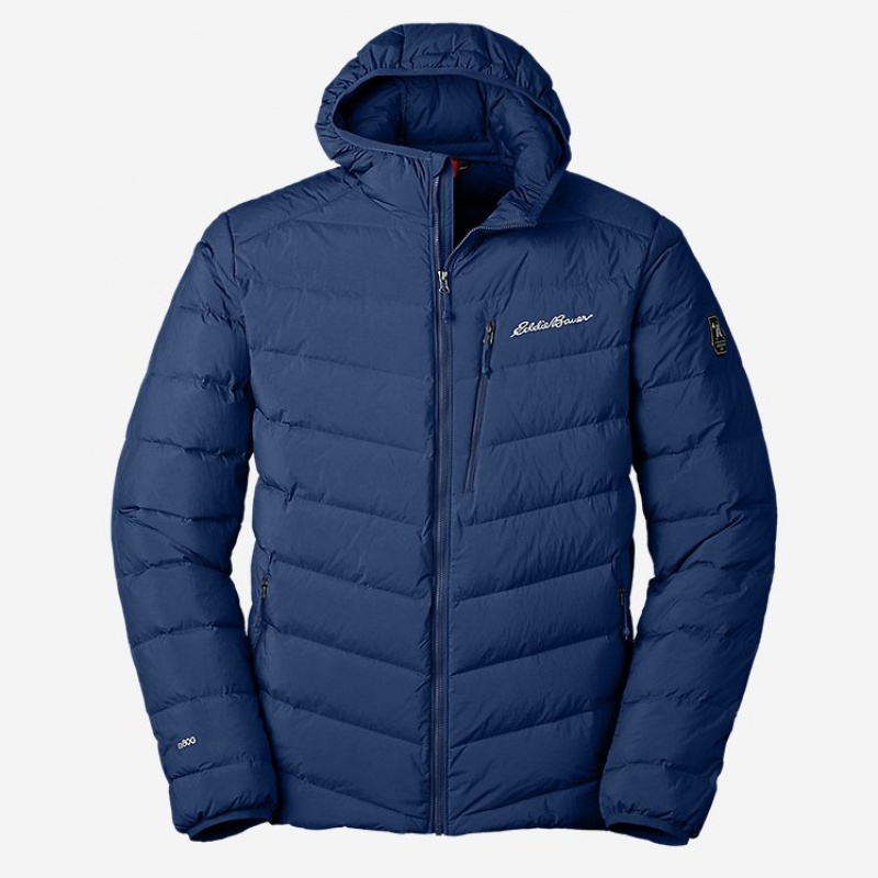 Eddie Bauer Downlight® FreeFuse™ Hoodie Herren Indigo | FVZD-81730