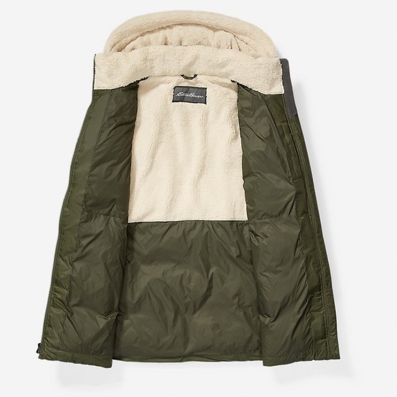 Eddie Bauer Eastlake Down Parka Damen Dunkelolivgrün | PCQB-73984