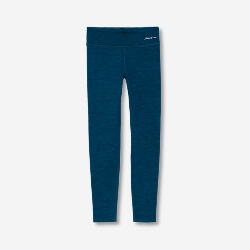 Eddie Bauer Extra Mile Plush-Gefütterte - Heather Leggings Mädchen Dunkeltürkis | RODH-58342