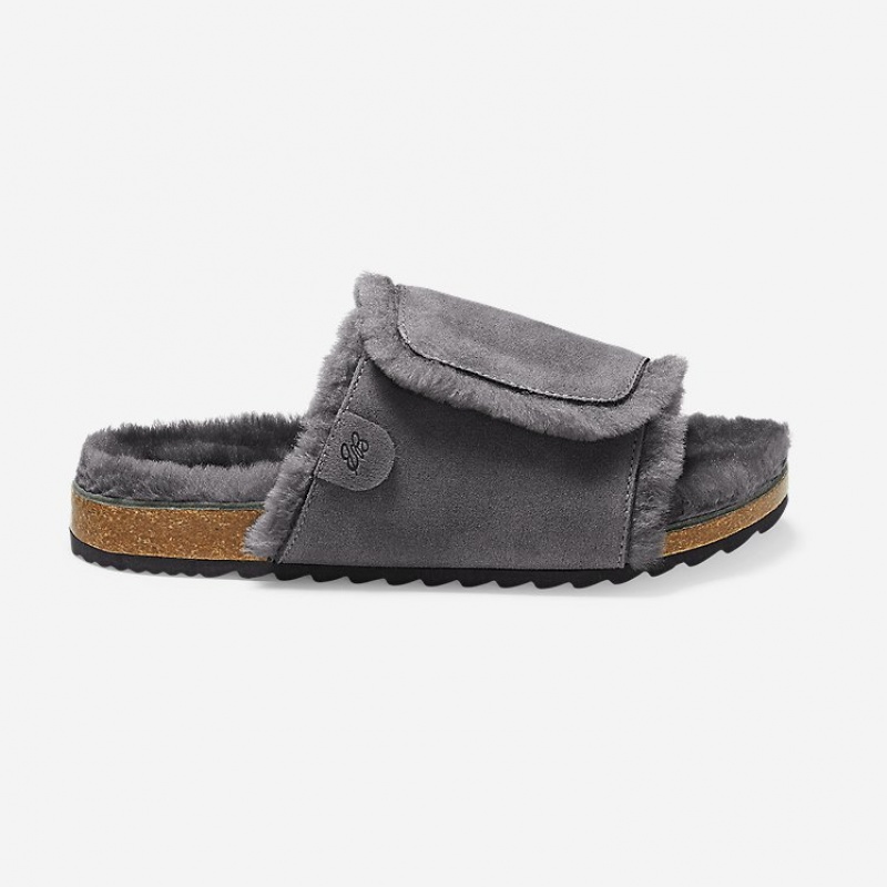 Eddie Bauer Firelight Adjustable Slides Hausschuhe Herren Grau | JEOI-95128