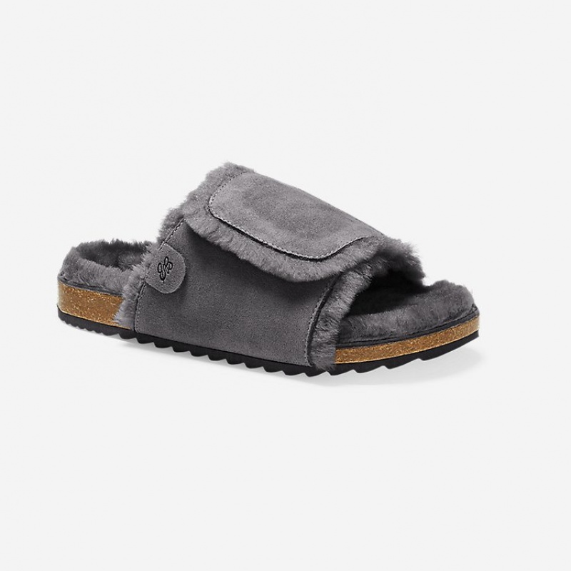 Eddie Bauer Firelight Adjustable Slides Hausschuhe Herren Grau | JEOI-95128