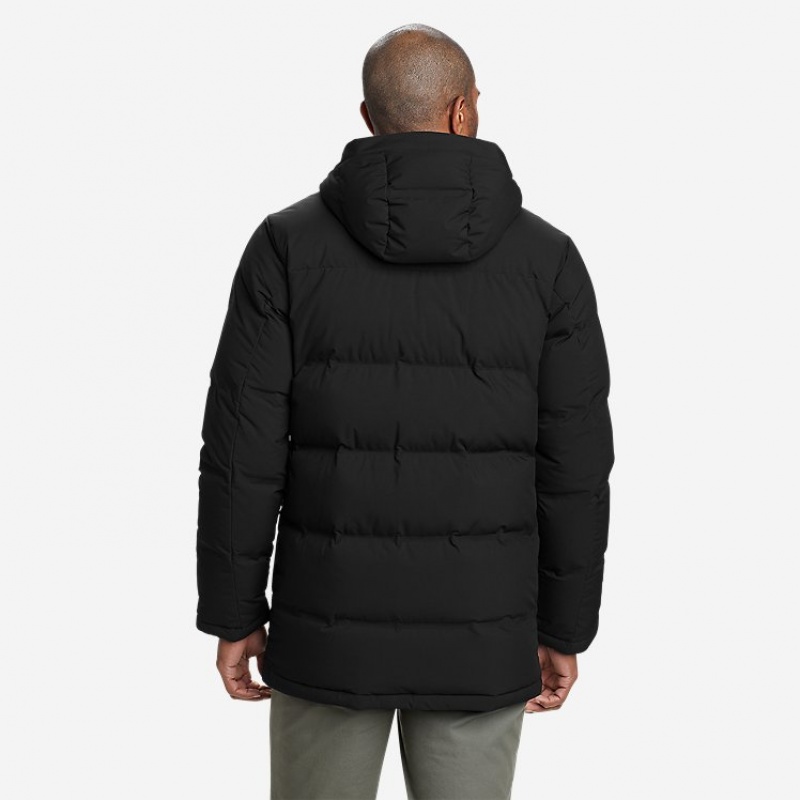 Eddie Bauer Glacier Peak Seamless Stretch Down Parka Herren Schwarz | TLEK-20639