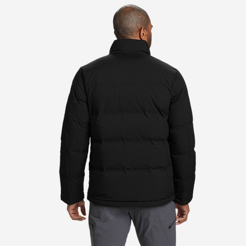 Eddie Bauer Glacier Peak Seamless Stretch Down Jacken Herren Schwarz | TNBX-62107