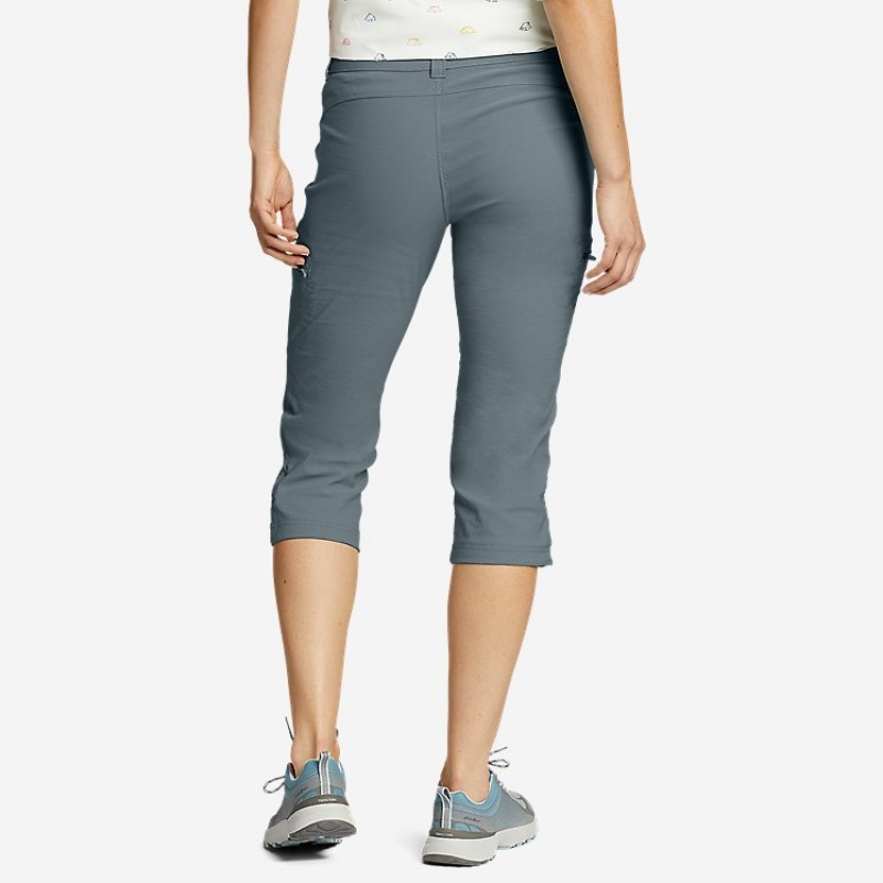 Eddie Bauer Guide Pro Capris Hose Damen Tiefesgrau | GMWR-26483