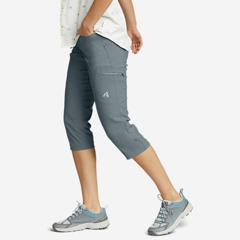 Eddie Bauer Guide Pro Capris Hose Damen Tiefesgrau | GMWR-26483