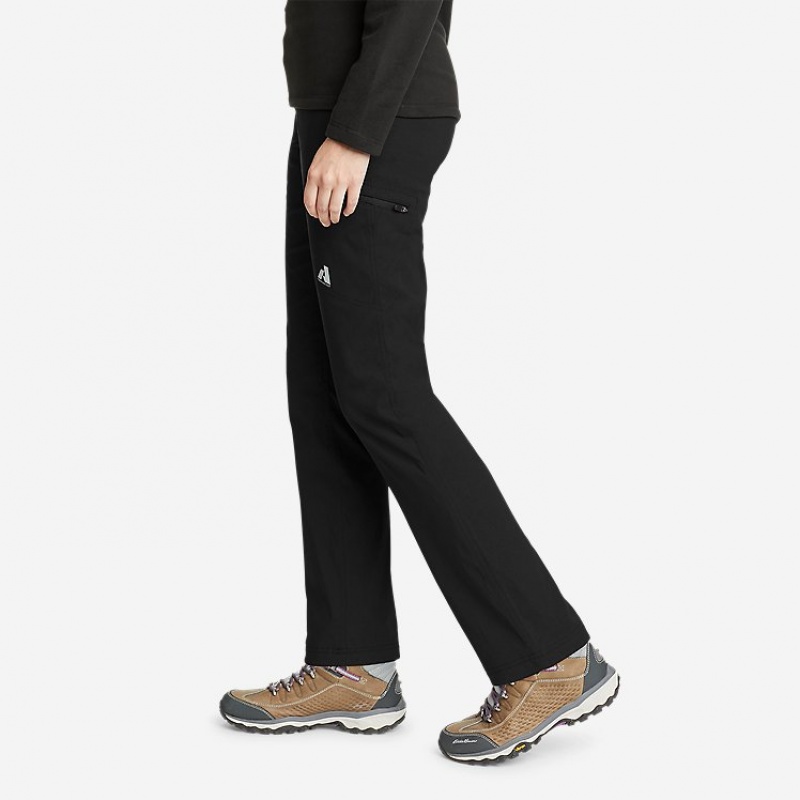 Eddie Bauer Guide Pro Gefütterte Hose Damen Schwarz | DGQV-51327