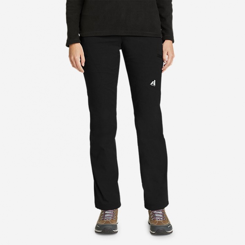 Eddie Bauer Guide Pro Gefütterte Hose Damen Schwarz | DGQV-51327