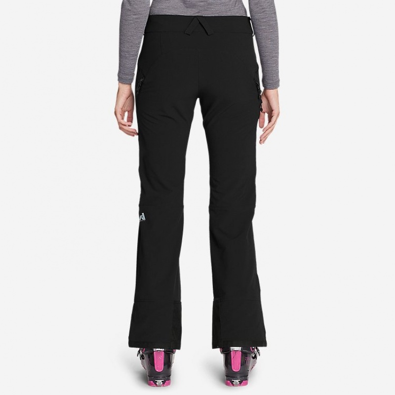 Eddie Bauer Guide Pro Ski Tour Hose Damen Schwarz | LDNP-26309