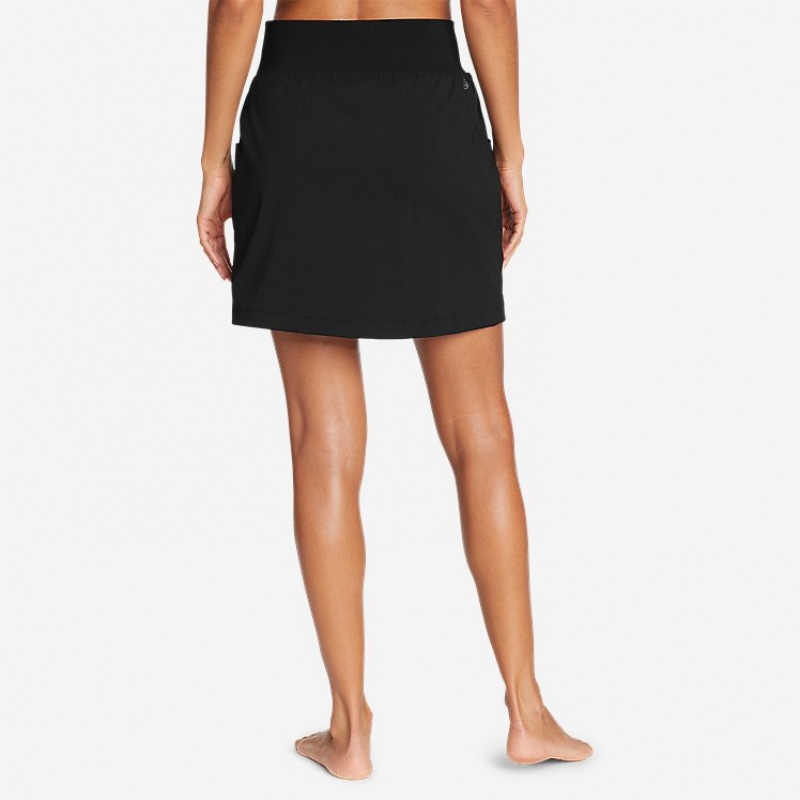 Eddie Bauer Guide Ripstop Skort Hose Damen Schwarz | LOFC-29734