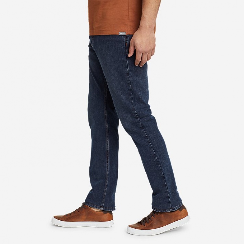 Eddie Bauer H2Low Flex - Gerade Jeans Herren Blau | OTSY-41268