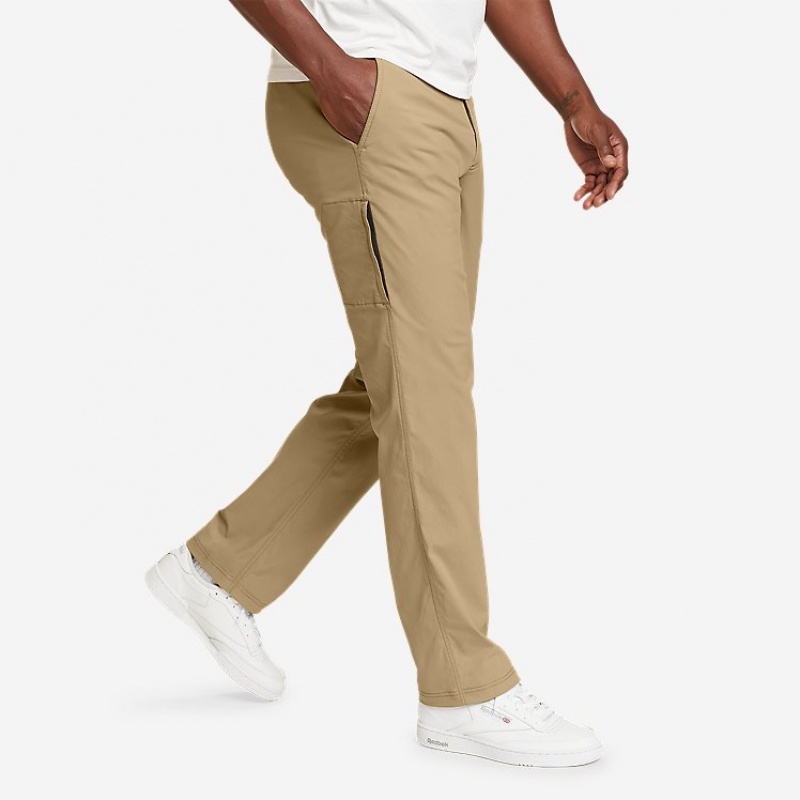 Eddie Bauer Horizon Guide Chino Hose Herren Hellkhaki | HPFO-83625