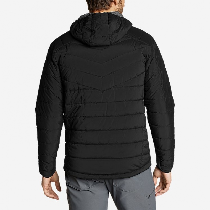 Eddie Bauer IgniteLite Stretch Reversible Mit Kapuze Jacken Herren Schwarz | OHEA-35916