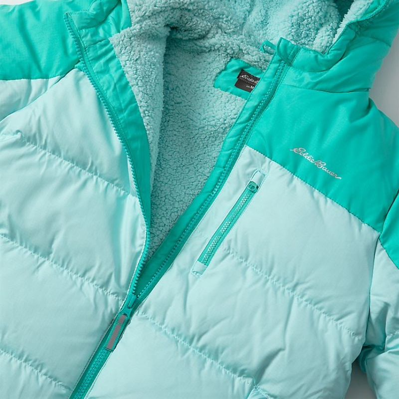 Eddie Bauer Klassische Down Jacken Mädchen Blau | JKBA-86120