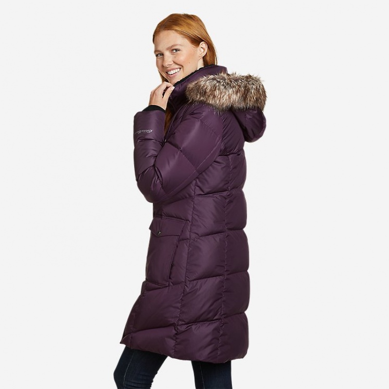 Eddie Bauer Lodge Cascadian Down Parka Damen Bordeaux | ONJA-32861