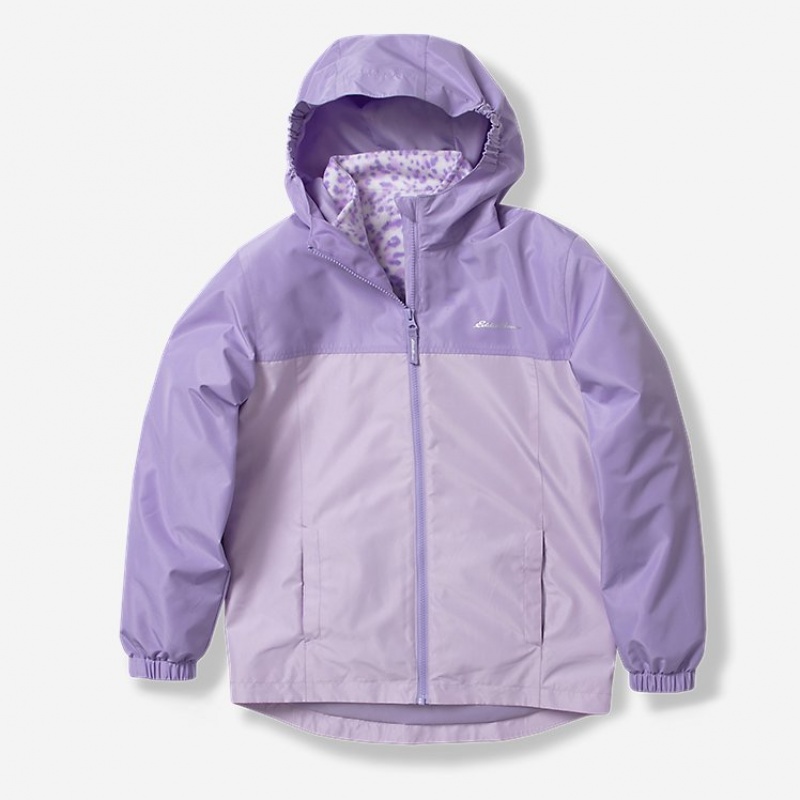 Eddie Bauer Lone Peak 3-In-1 Jacken Mädchen Lavendel | IBTR-23690