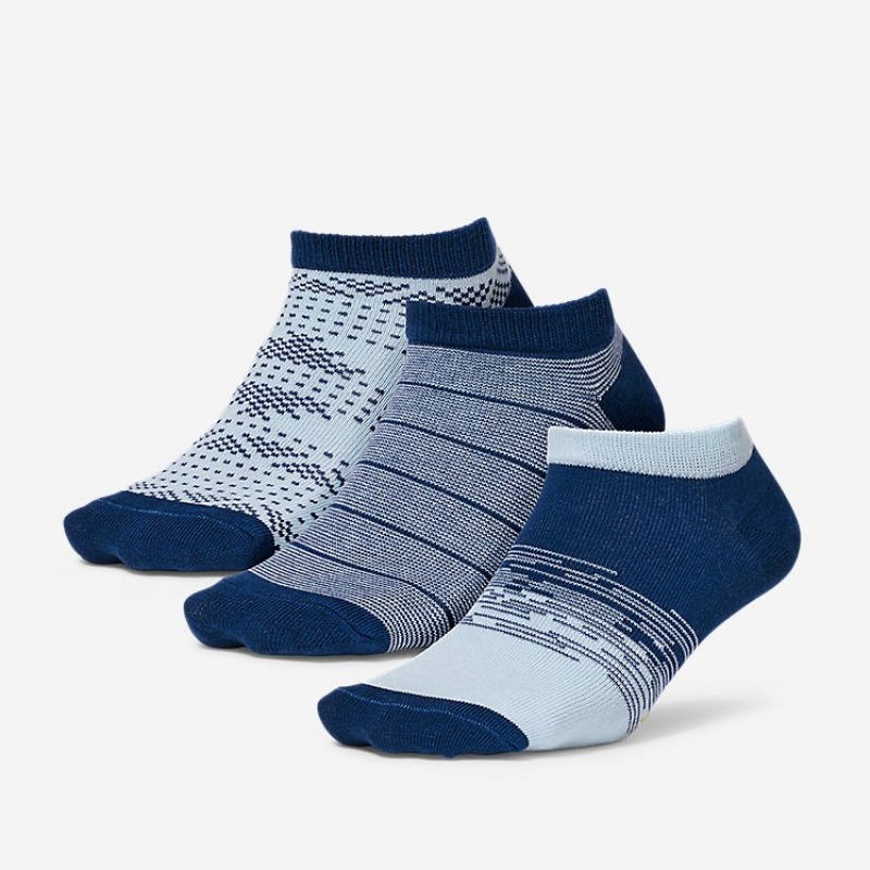 Eddie Bauer Low-Profile Patterned - 3-Pack Socken Damen Grau | YVNZ-01485