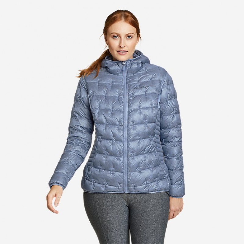 Eddie Bauer MicroTherm® 1000 Down Parka Damen Blau | SKAH-19324