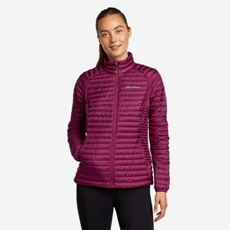 Eddie Bauer MicroTherm® 2 Down Jacken Damen Bordeaux | JQZW-04957