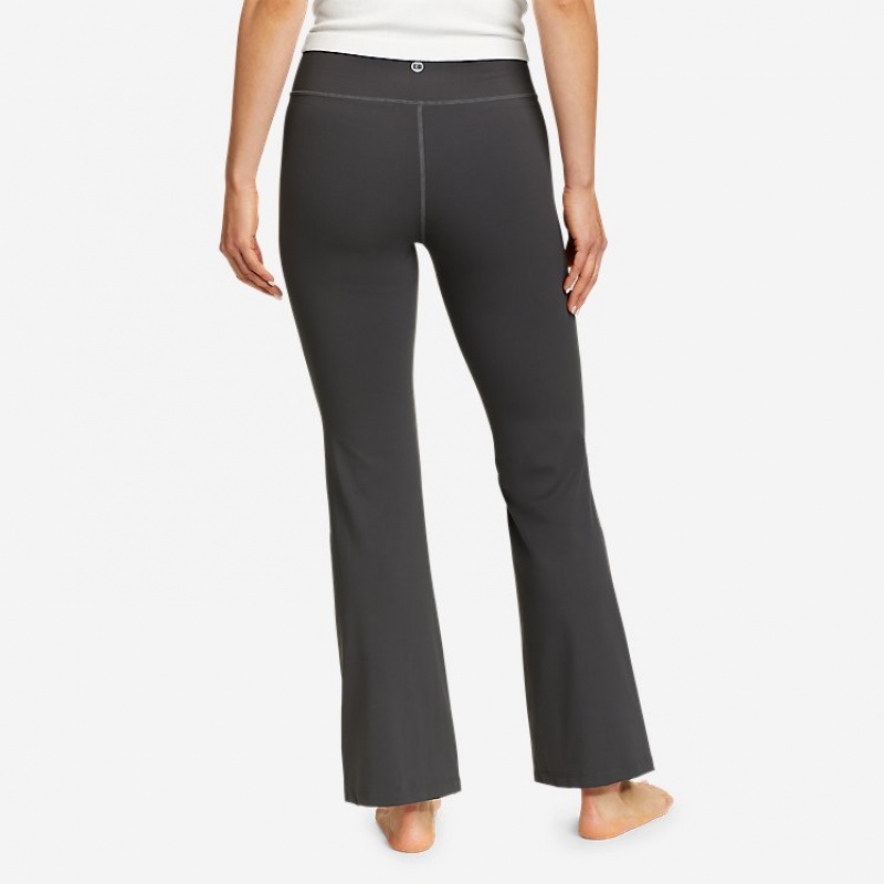 Eddie Bauer Movement Lux Flare Hose Damen Dunkelgrau | GNTU-04658