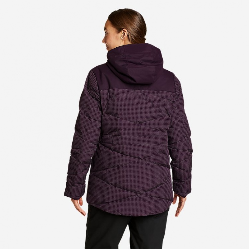 Eddie Bauer Night Ski Down Jacken Damen Lila | ICLN-64205