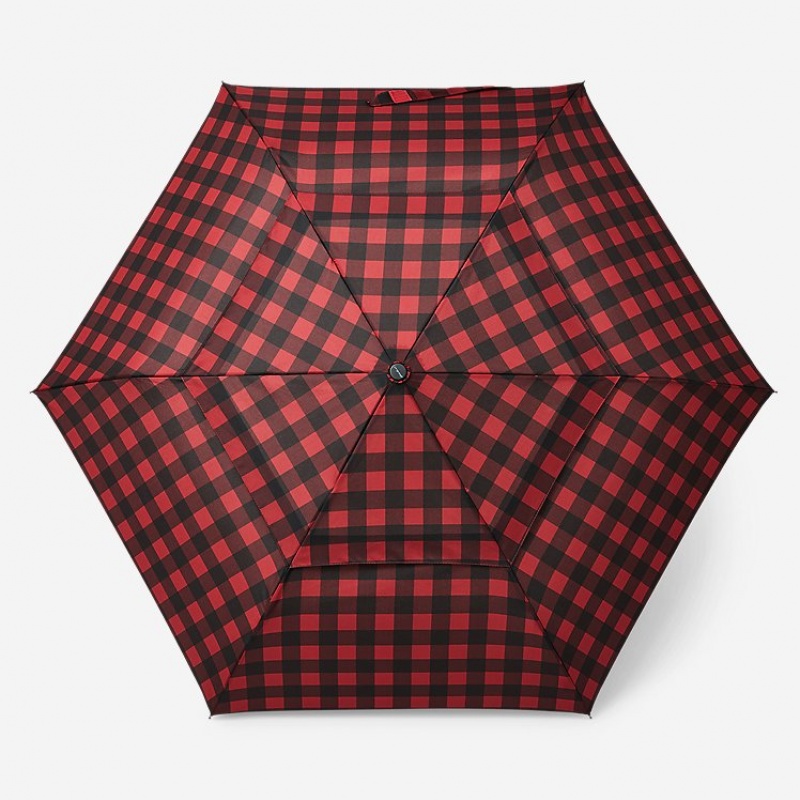 Eddie Bauer Open/Close Umbrella Accessoires Herren Tiefesrot | RYSM-02453