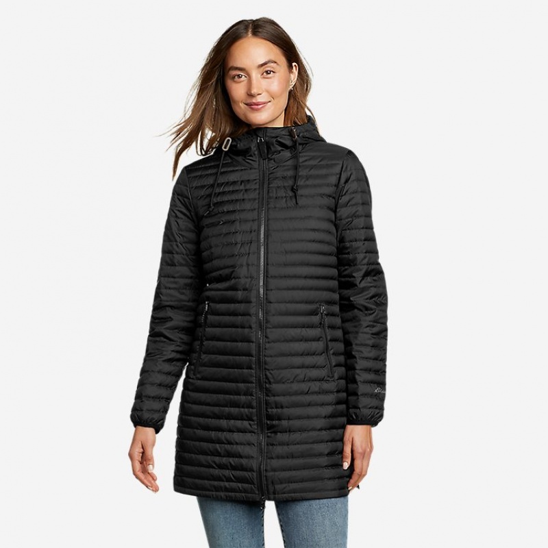 Eddie Bauer Palouse Down Parka Damen Schwarz | FPTI-31274