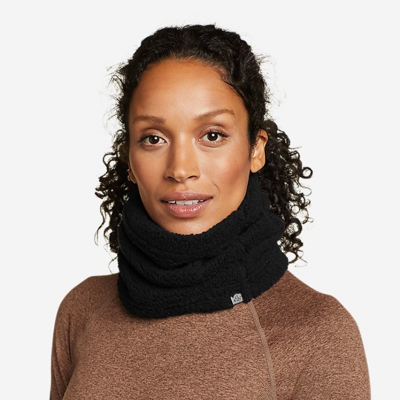 Eddie Bauer Polar Fleece Cowl Accessoires Damen Schwarz | YUZW-96723