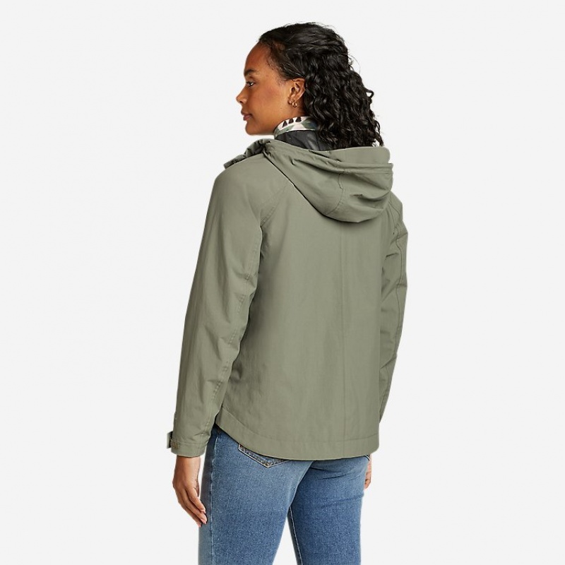 Eddie Bauer Port Townsend Jacken Damen Grün | UKBE-84395