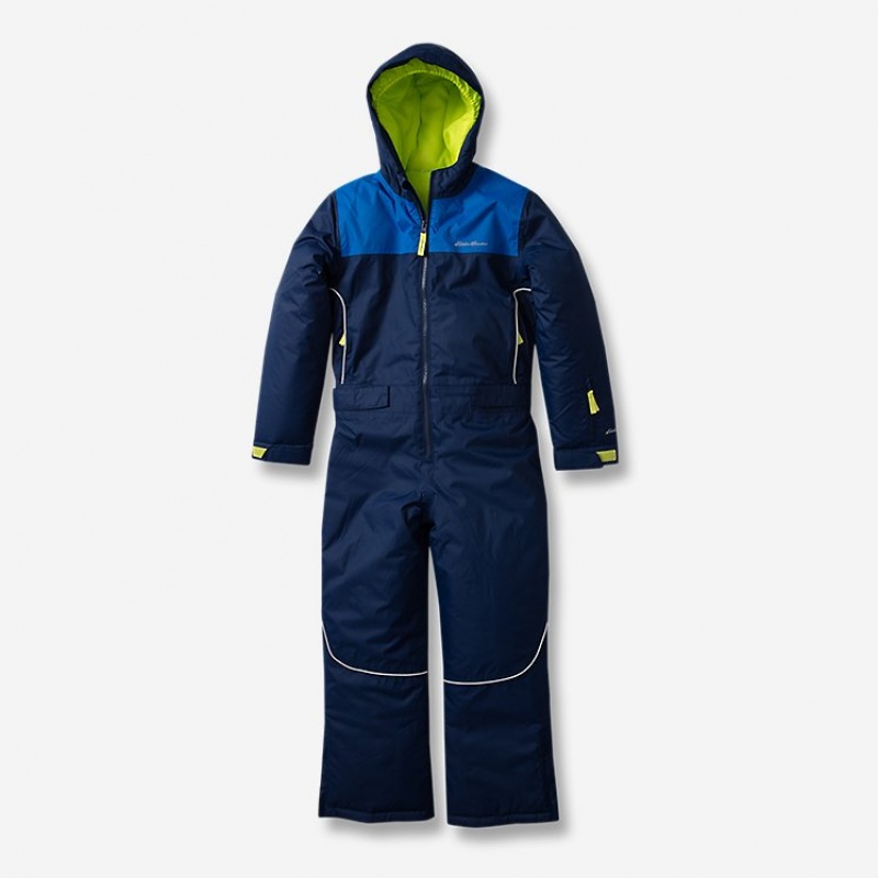 Eddie Bauer Powder Search Snow Anzüge Jungen Hellnavy | EKXJ-19482