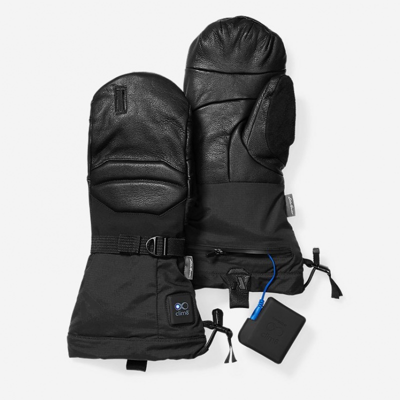 Eddie Bauer Pro Smart Heated Fäustlinge Herren Schwarz | MVEK-49301