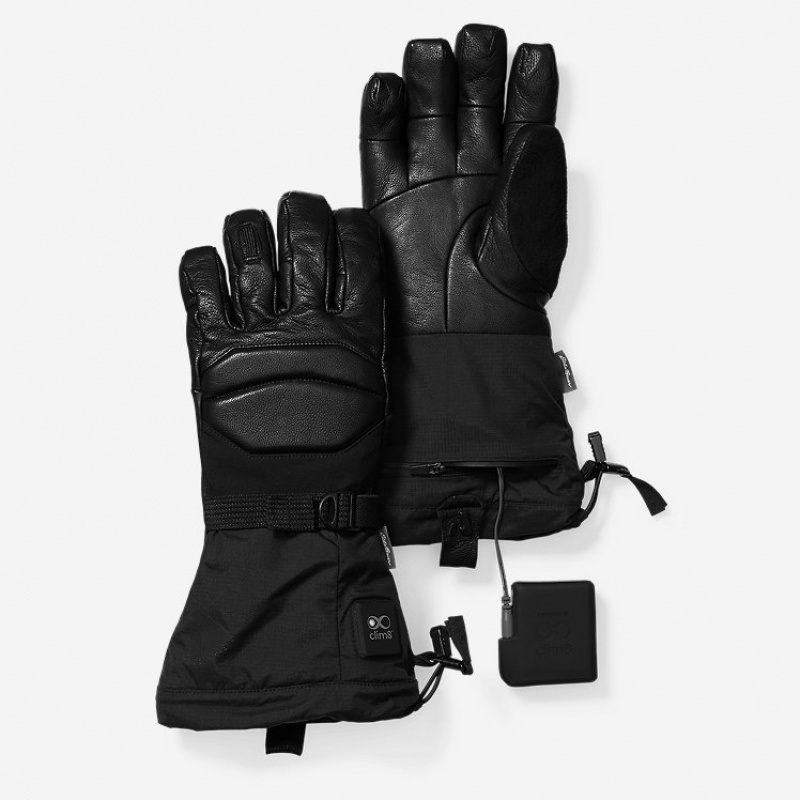 Eddie Bauer Pro Smart Heated Handschuhe Herren Schwarz | IPMO-57682