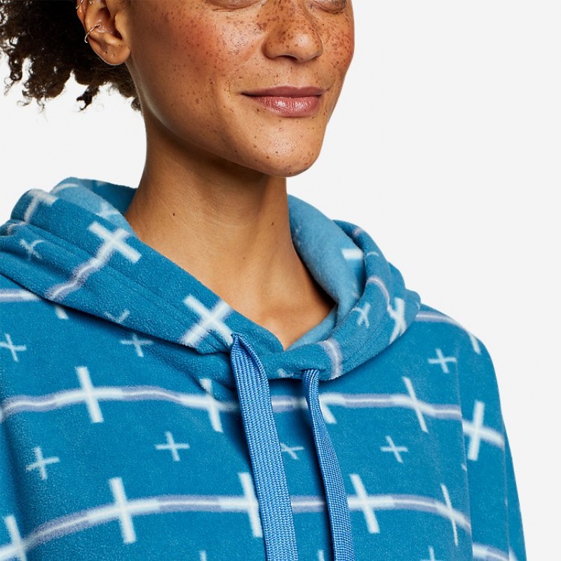 Eddie Bauer Quest Blanket Hoodie Damen Blau | ZFSB-10734